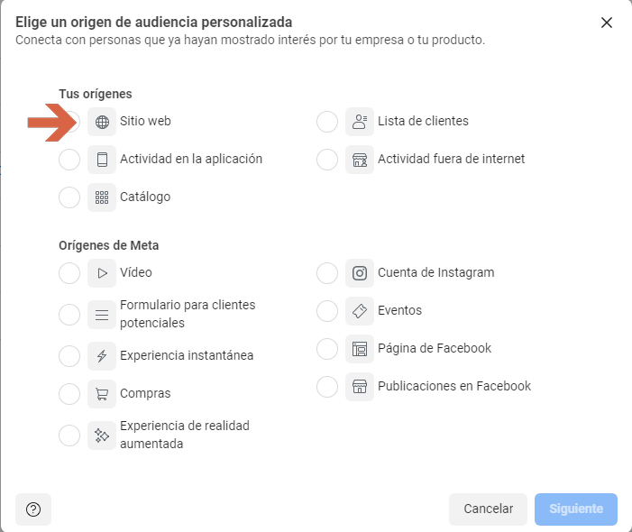 audiencias personalizadas