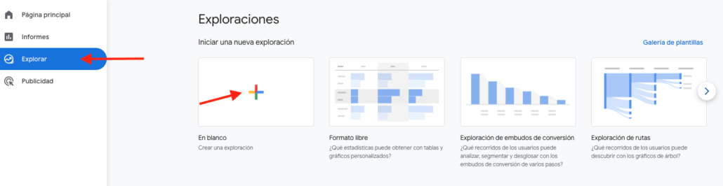 Informe de exploradoro Google